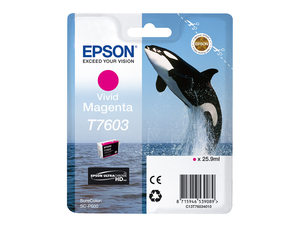 INK-JET EPSON SURECOLOR SC-P600 MAGENTA VIVO