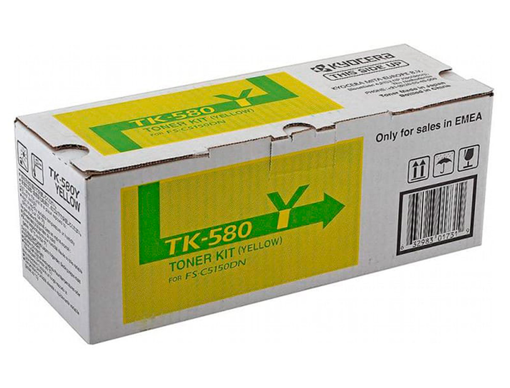 TONER KYOCERA -MITA FS-C5150DN P6021CDN AMARILLO TK-580Y