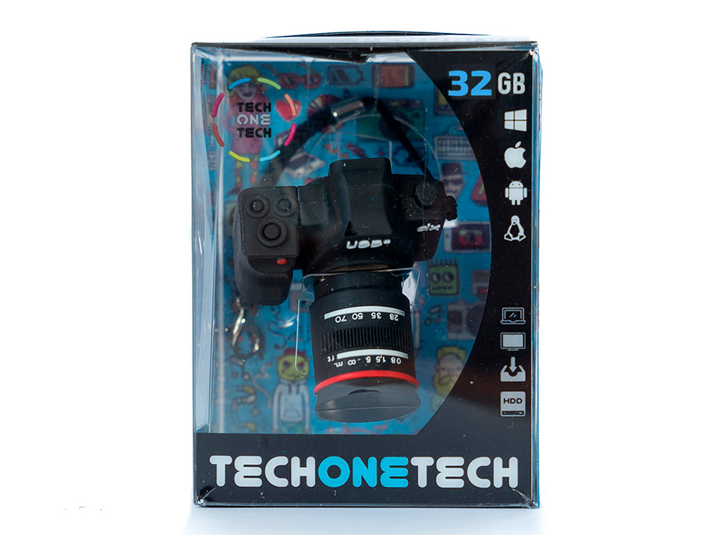 MEMORIA USB TECH ON TECH CAMARA FOTOS DX 32 GB