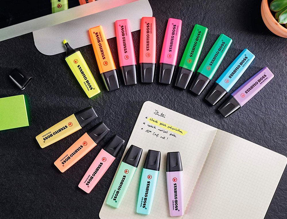 ROTULADOR STABILO BOSS FLUORESCENTE 70 PASTEL FUCSIA HELADO