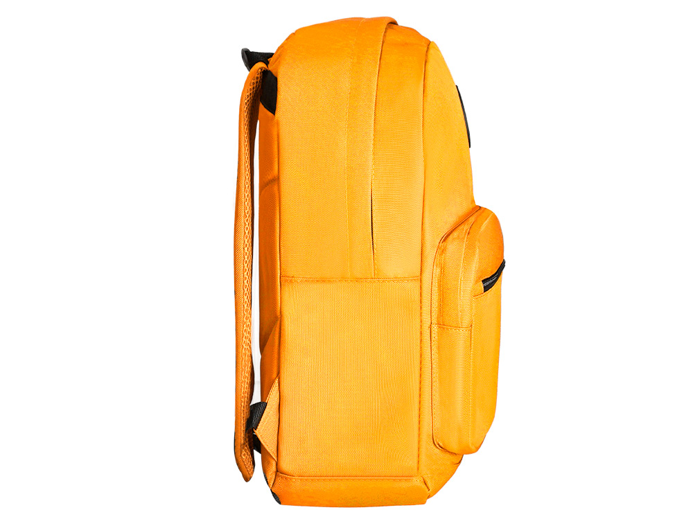 MOCHILA ANTARTIK CON ASA Y BOLSILLO FRONTAL CON CREMALLERA COLOR MOSTAZA 320X140X430 MM