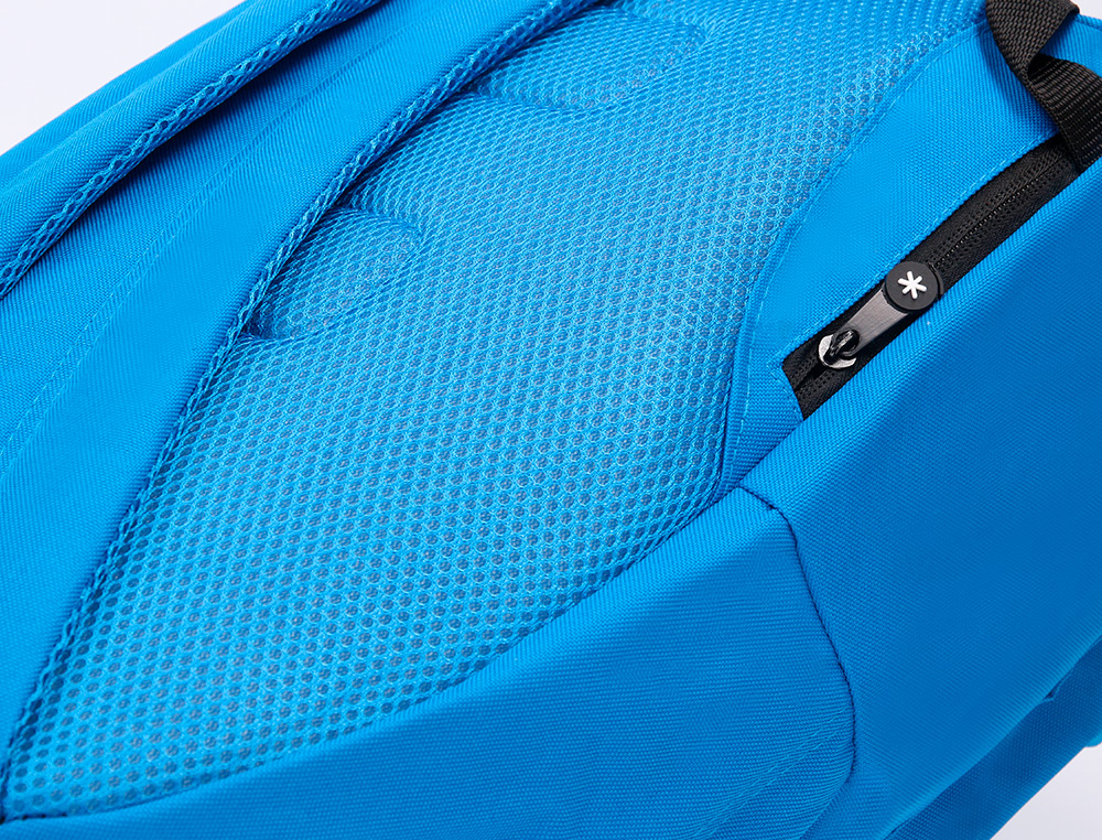 MOCHILA ANTARTIK CON ASA Y BOLSILLOS CON CREMALLERA COLOR AZUL 310X160X410 MM