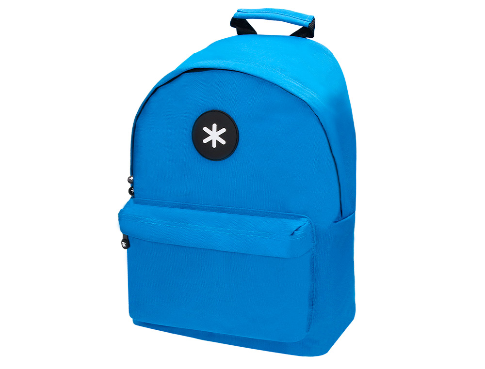MOCHILA ANTARTIK CON ASA Y BOLSILLOS CON CREMALLERA COLOR AZUL 310X160X410 MM