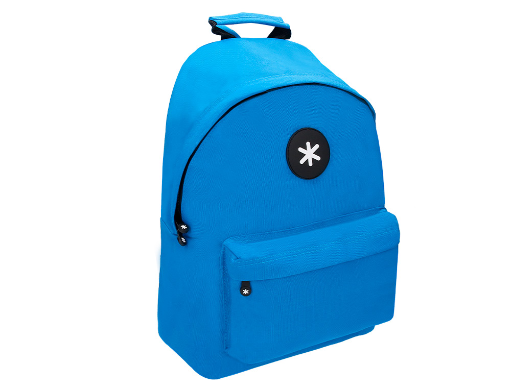 MOCHILA ANTARTIK CON ASA Y BOLSILLOS CON CREMALLERA COLOR AZUL 310X160X410 MM