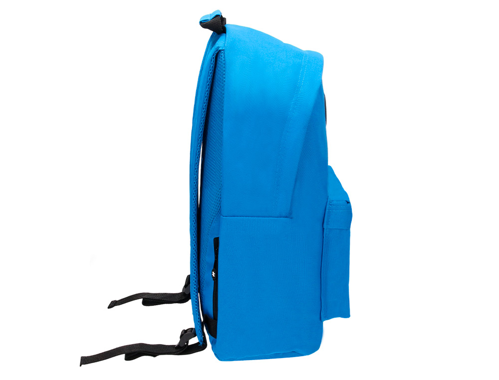 MOCHILA ANTARTIK CON ASA Y BOLSILLOS CON CREMALLERA COLOR AZUL 310X160X410 MM