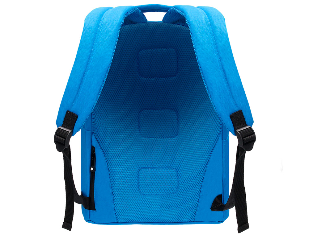 MOCHILA ANTARTIK CON ASA Y BOLSILLOS CON CREMALLERA COLOR AZUL 310X160X410 MM