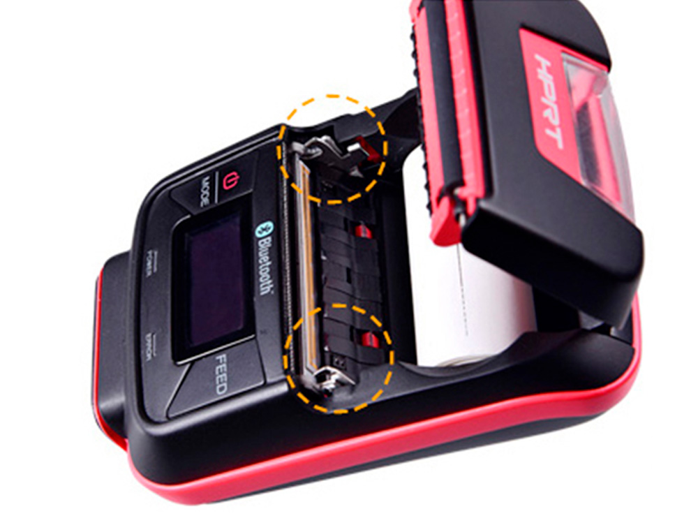 IMPRESORA DE ETIQUETAS HPRT HM-200 PORTATIL TERMICA VISOR OLED ANCHO DE PAPEL 58 MM BATERIA ION DE LITIO