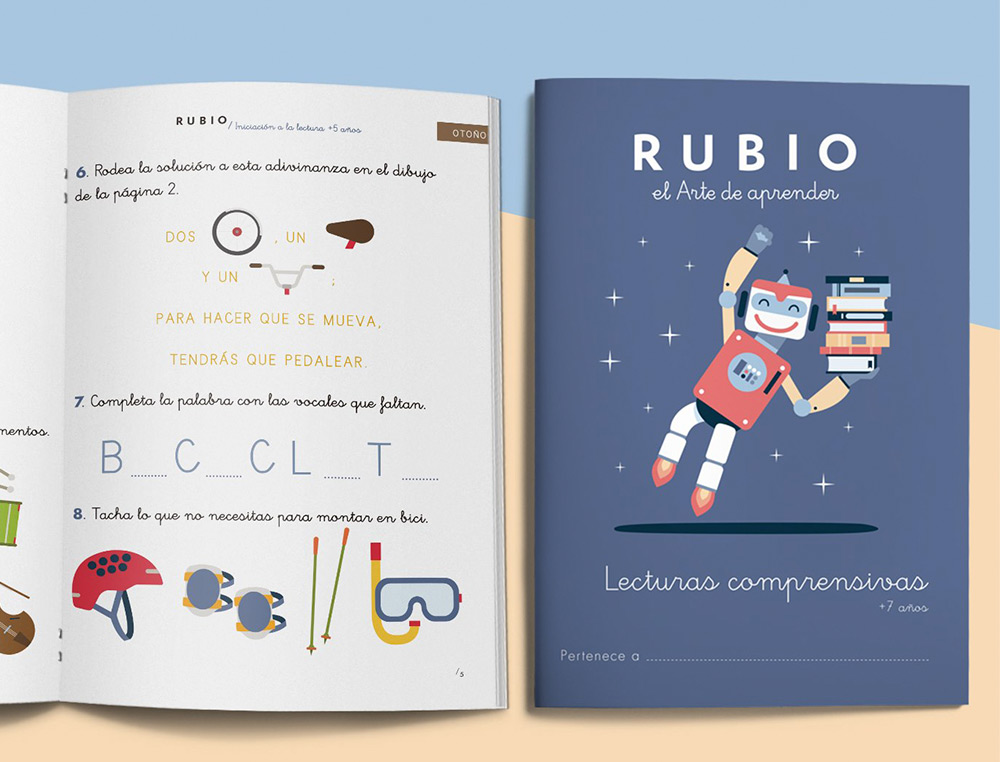 CUADERNO RUBIO LECTURAS COMPRENSIVAS + 7 AOS