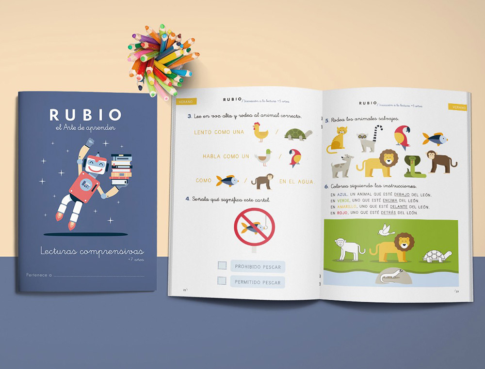 CUADERNO RUBIO LECTURAS COMPRENSIVAS + 7 AOS