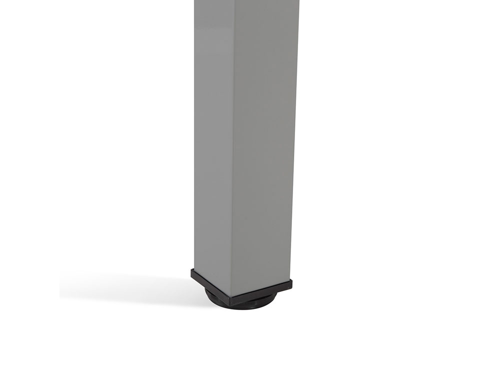 MESA DE OFICINA ROCADA EXECUTIVE 2000AD04 ALUMINIO/BLANCO 120X60 CM