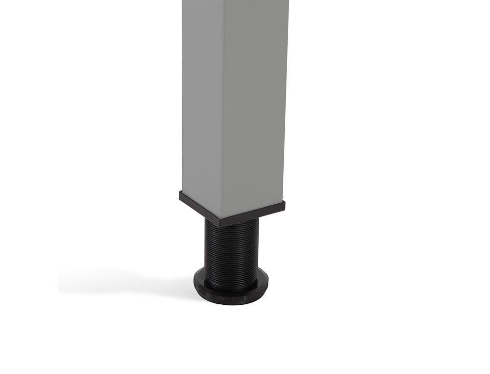 MESA DE OFICINA ROCADA EXECUTIVE 2000AD04 ALUMINIO/BLANCO 120X60 CM