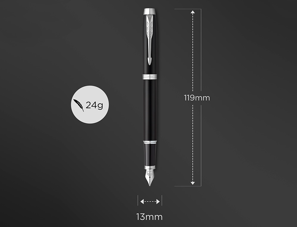 PLUMA PARKER IM ESSENTIAL NEGRO MATE CT