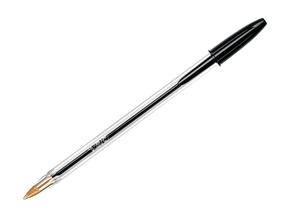 BOLIGRAFO BIC CRISTAL ORIGINAL TINTA NEGRA BOLSA DE 5 UNIDADES