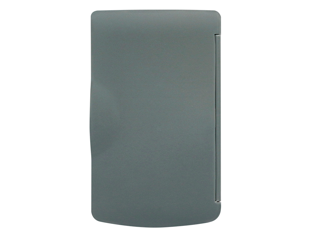 CALCULADORA LIDERPAPEL BOLSILLO XF15 10 DIGITOS CON TAPA SOLAR Y PILAS COLOR GRIS 123X75X12 MM