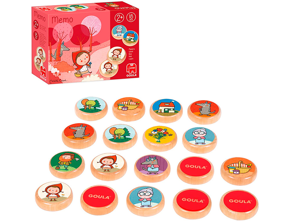 JUEGO GOULA DIDACTICO MEMO CAPERUCITA ROJA