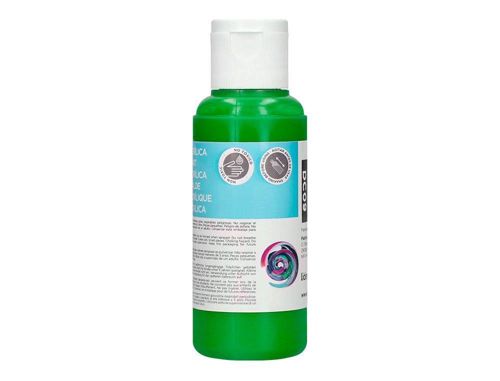 PINTURA ACRILICA LIDERPAPEL BOTE DE 80 ML VERDE