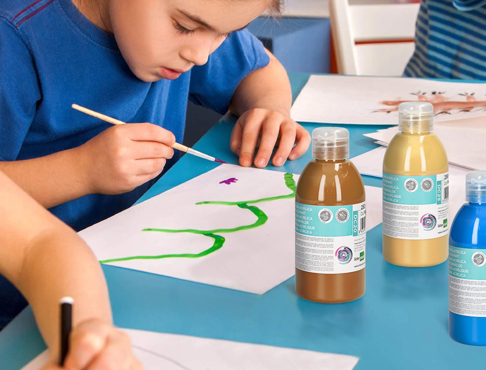 PINTURA ACRILICA LIDERPAPEL BOTE DE 250 ML VIOLETA