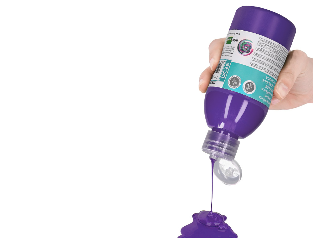 PINTURA ACRILICA LIDERPAPEL BOTE DE 250 ML VIOLETA