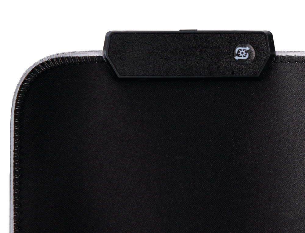 ALFOMBRILLA PARA RATON Q-CONNECT XXL ILUMINACION LED CONEXION USB COLOR NEGRO 800X300X4 MM