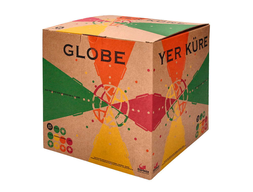 GLOBO TERRAQUEO LIDERPAPEL MAPA POLITICO DIAMETRO 15 CM