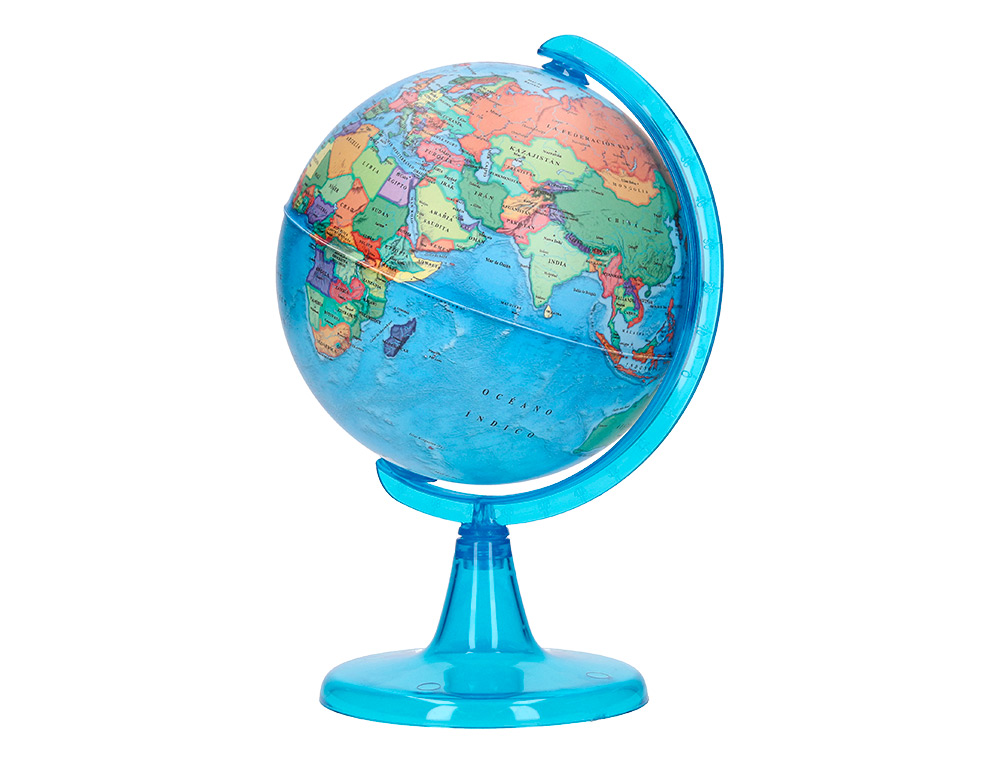 GLOBO TERRAQUEO LIDERPAPEL MAPA POLITICO DIAMETRO 15 CM