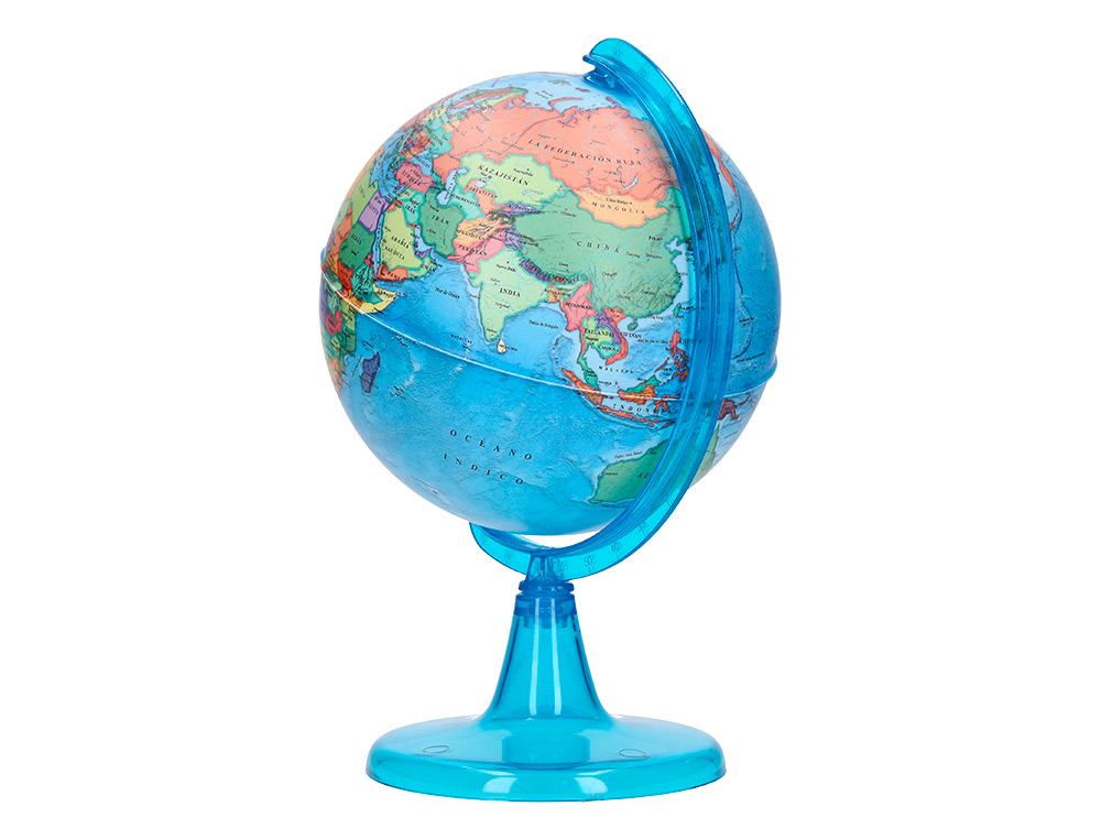 GLOBO TERRAQUEO LIDERPAPEL MAPA POLITICO DIAMETRO 15 CM
