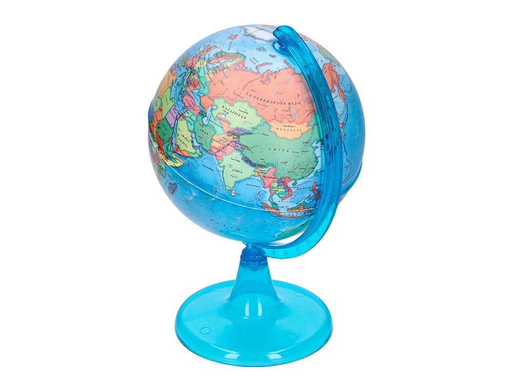 GLOBO TERRAQUEO LIDERPAPEL MAPA POLITICO DIAMETRO 15 CM