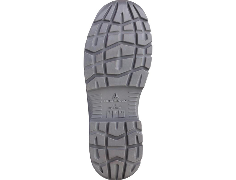 BOTAS DELTAPLUS DE SEGURIDAD PIEL CRUPON PIGMENTADA SUELA PU BI-DENSIDAD COLOR NEGRO TALLA 43