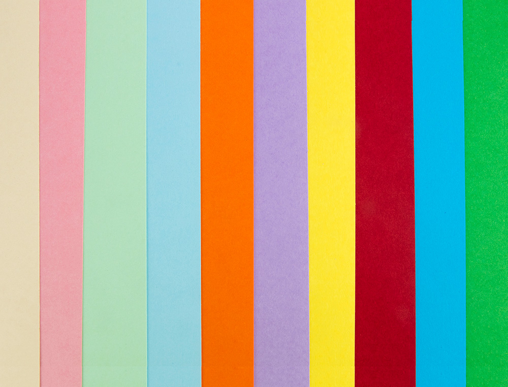 CARTULINA LIDERPAPEL 50X65 CM 180G/M2 25 COLORES SURTIDOS PAQUETE DE 25 HOJAS