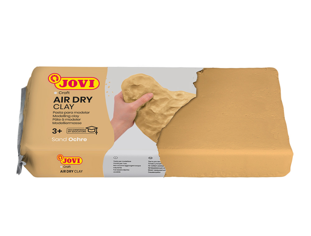PASTA PARA MODELAR JOVI AIR DRY CLAY 250 GR COLOR OCRE