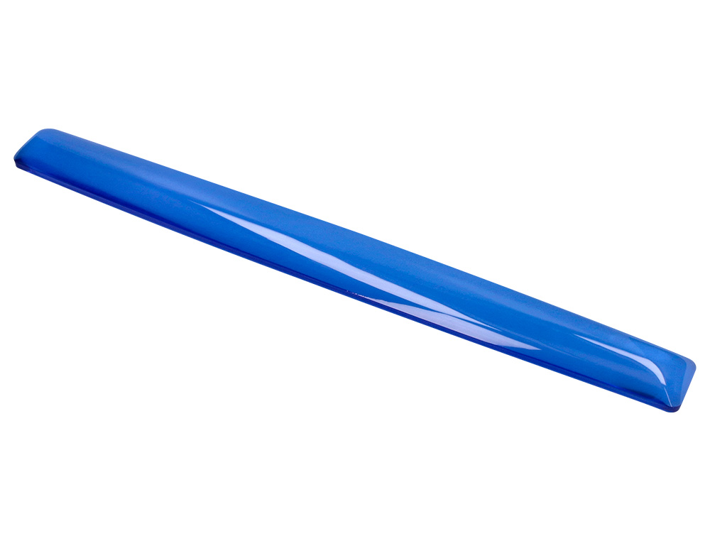 REPOSAMUÑECAS Q-CONNECT DE GEL PARA TECLADO COLOR AZUL 525X58X17 MM