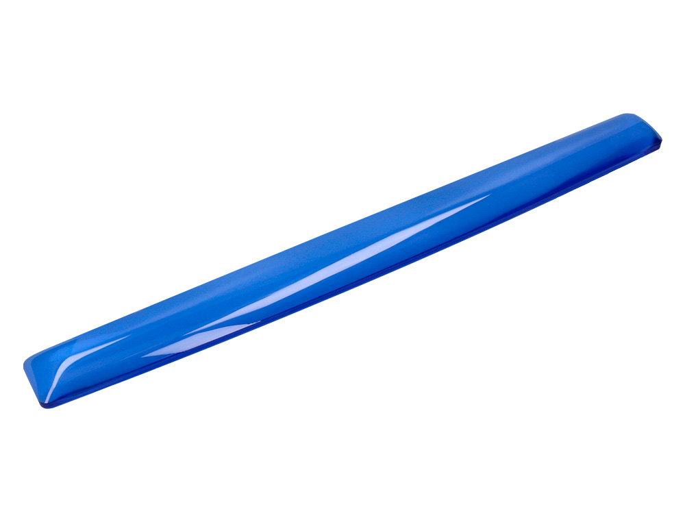 REPOSAMUÑECAS Q-CONNECT DE GEL PARA TECLADO COLOR AZUL 525X58X17 MM
