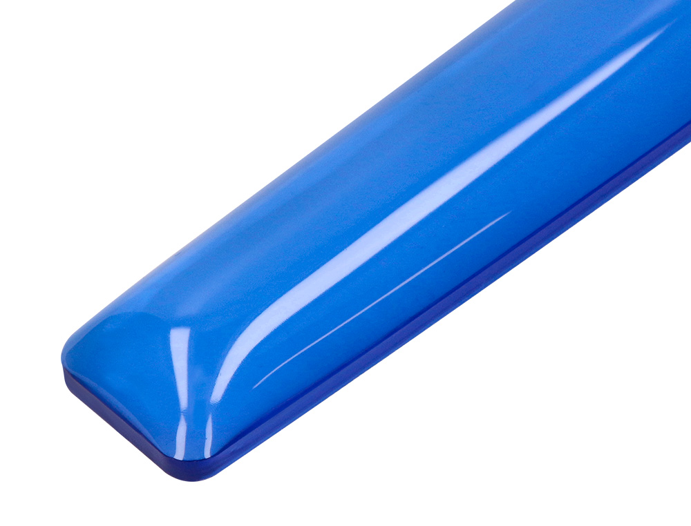 REPOSAMUÑECAS Q-CONNECT DE GEL PARA TECLADO COLOR AZUL 525X58X17 MM