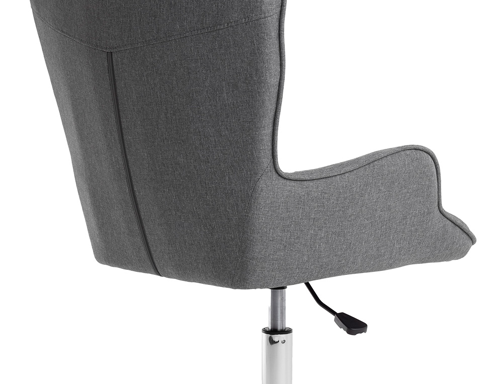 SILLA Q-CONNECT ESCRITORIO MES SINA BASE METALICA ALT MAX 960 ANC 570 PROF 620 RUEDAS PREMIUM COLOR GRIS