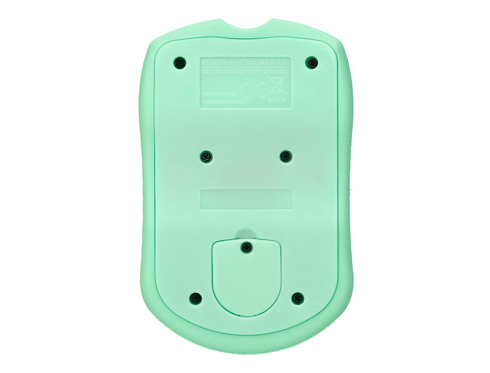 CALCULADORA LIDERPAPEL BOLSILLO XF42 8 DIGITOS SOLAR Y PILAS COLOR VERDE 94X59,5X10,5MM