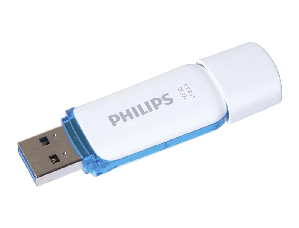 MEMORIA USB PHILIPS FLASH USB 3.0 16GB SNOW BLUE