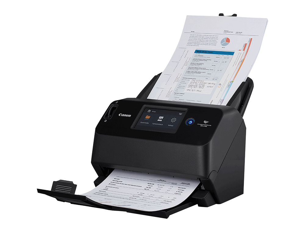 ESCANER CANON IMAGEFORMULA DR-S150 DIN A4 VELOCIDAD 45 PPM 600X600 DPI WIFI