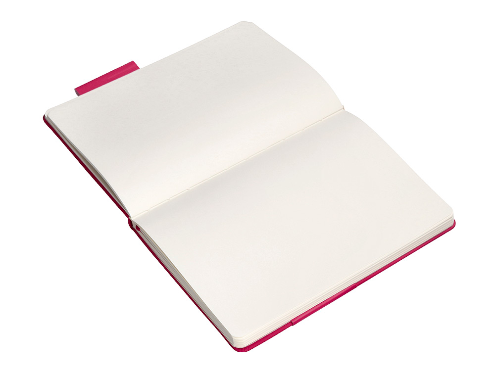 CUADERNO CON GOMILLA ANTARTIK NOTES TAPA DURA A5 HOJAS LISAS BURDEOS 100 HOJAS 80 GR FSC