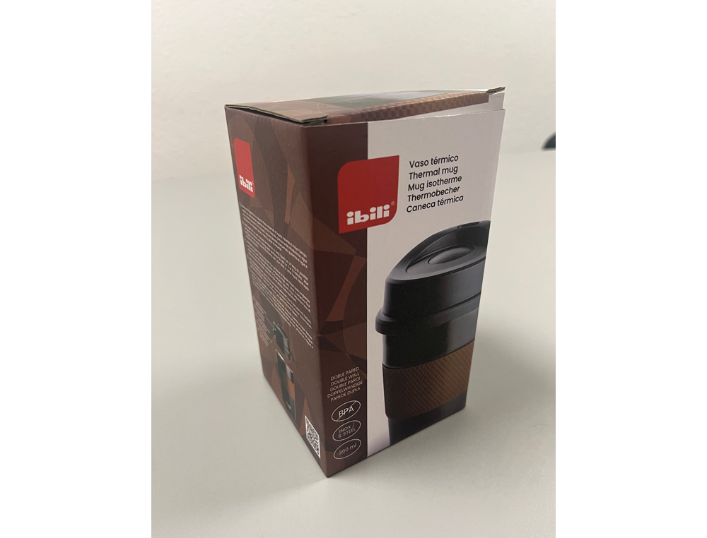VASO TERMICO IBILI DOBLE PARED LUXE CAFE 360 ML