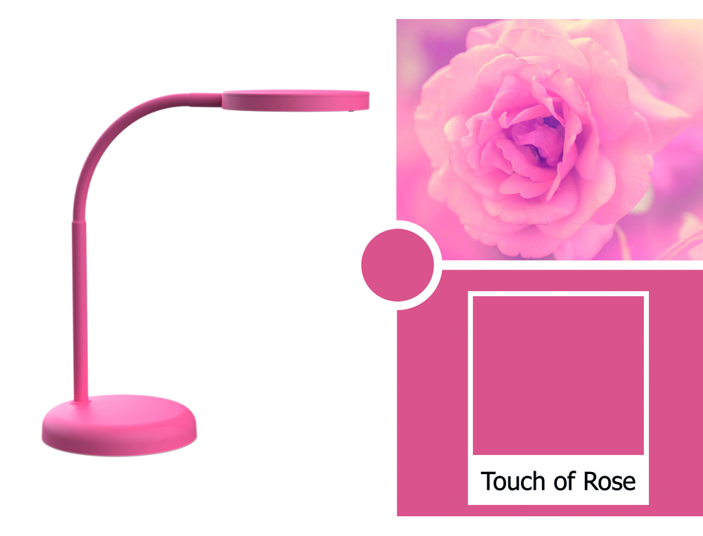 LAMPARA DE ESCRITORIO MAUL LED 5W 769LM LUZ CALIDA BRAZO Y CABEZAL GIRATORIOS ROSA