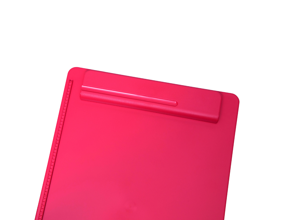 PORTANOTAS MAUL GO DIN A4 PLASTICO RECICLADO CON PINZA COLOR ROJO