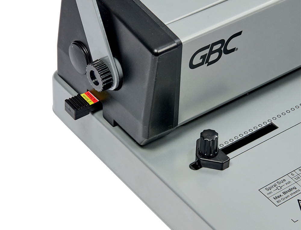 ENCUADERNADORA PARA ESPIRAL GBC MULTIBIND MC59 PERFORA 20 HOJAS TAMAO A4 ENCUADERNA 450 HOJAS