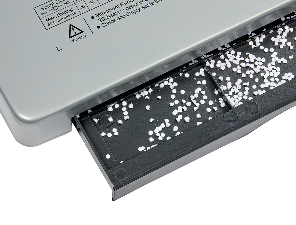 ENCUADERNADORA PARA ESPIRAL GBC MULTIBIND MC59 PERFORA 20 HOJAS TAMAO A4 ENCUADERNA 450 HOJAS