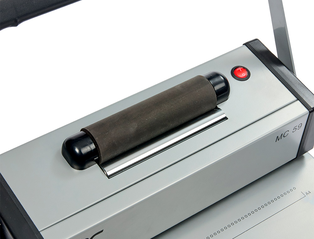 ENCUADERNADORA PARA ESPIRAL GBC MULTIBIND MC59 PERFORA 20 HOJAS TAMAO A4 ENCUADERNA 450 HOJAS