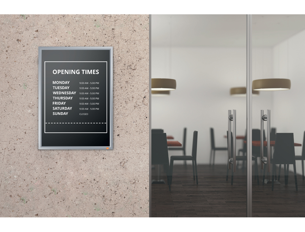 MARCO PORTA ANUNCIOS NOBO IMPRESSION PRO DIN A3 MARCO DE CLIP ALUMINIO 320X17X445 MM