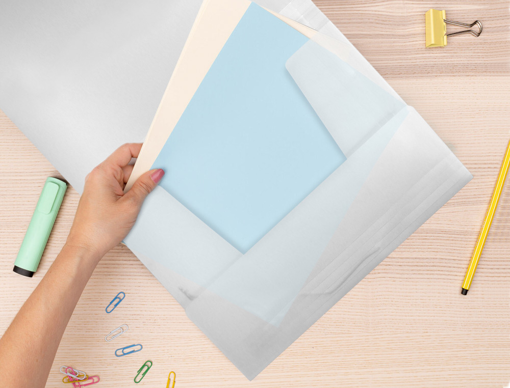 CARPETA LIDERPAPEL GOMAS SOLAPAS 34964 POLIPROPILENO DIN A4 TRANSPARENTE TRANSLUCIDO