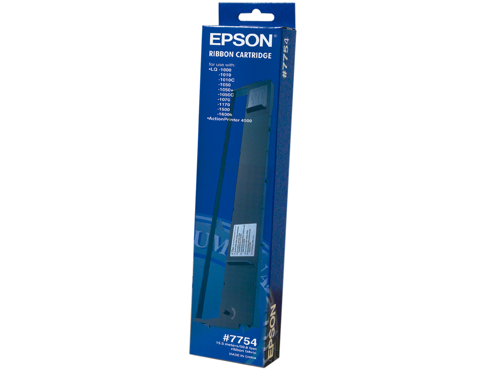 CINTA MAQUINA EPSON ORIGINAL LQ-1000/1010/1050/1070/1070+ 1170 NEGRA (7754)
