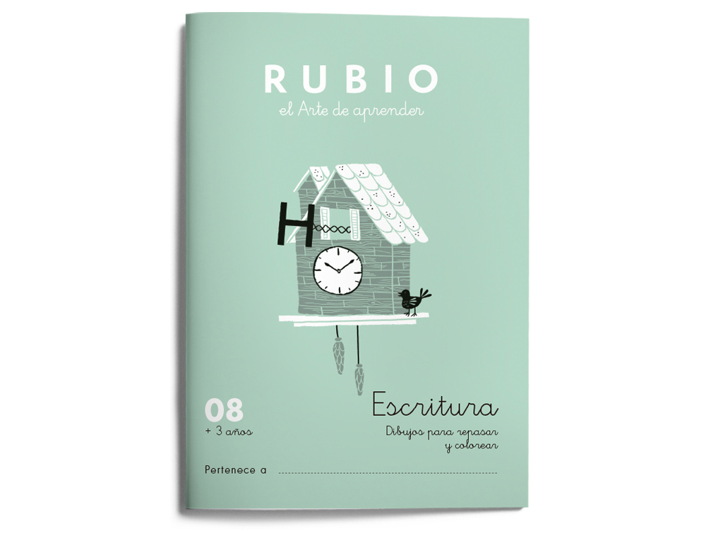 CUADERNO RUBIO CALIGRAFIA Nº 08