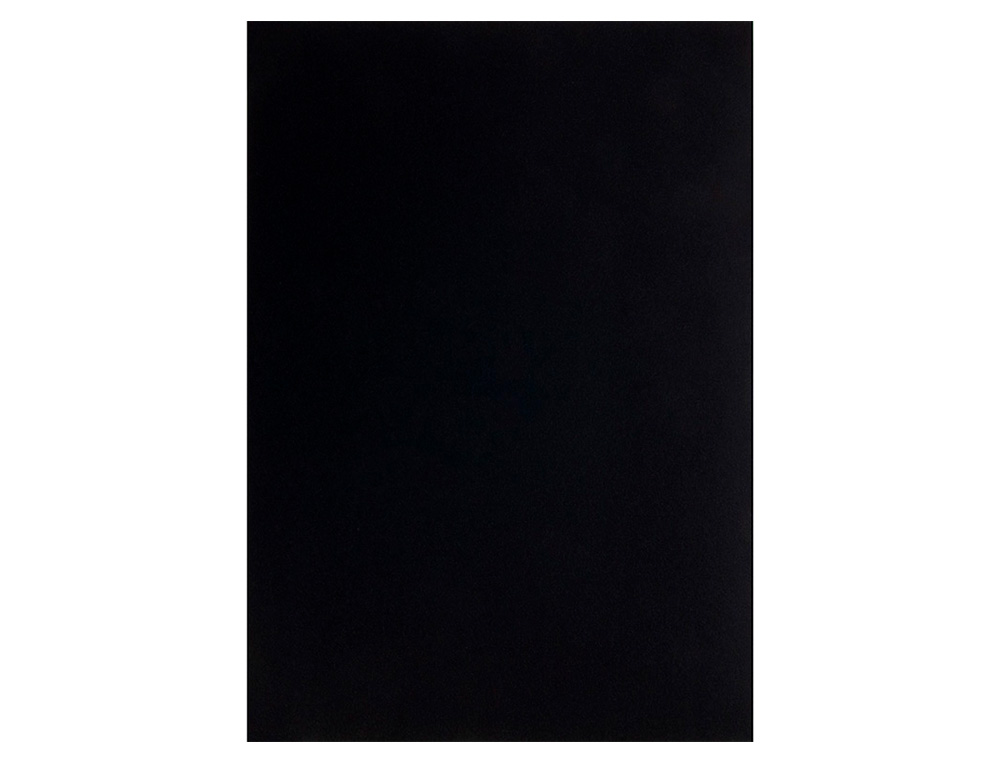 CARTULINA LIDERPAPEL A4 180G/M2 NEGRO PAQUETE DE 100 HOJAS