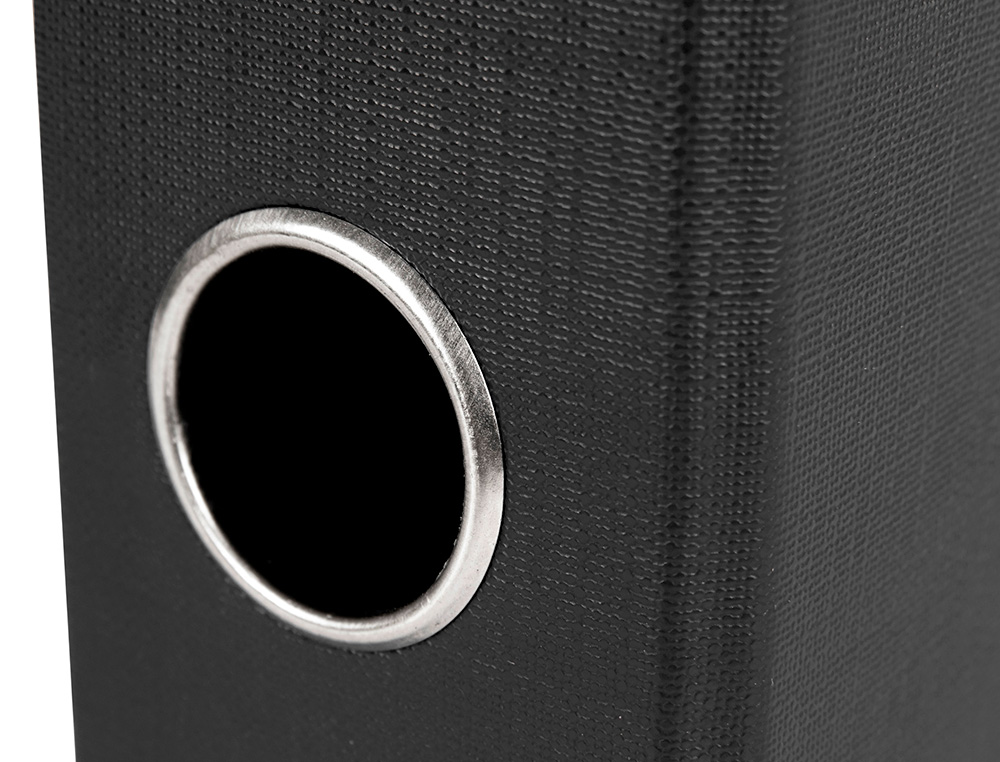 MODULO LIDERPAPEL 3 ARCHIVADORES FOLIO 2 ANILLAS MIXTAS 40MM NEGRO